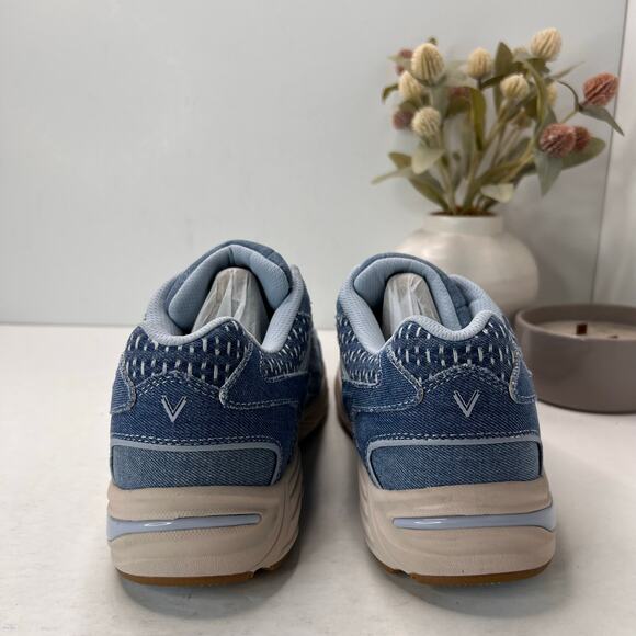 Vionic 23 Walk 2.0 Denim Lace Up Sneakers Comfort Shoe Blue Women's 12 M NWOB - Picture 4 of 9